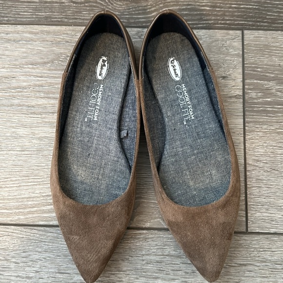 Dr Scholls pointed toe faux leather flats - Picture 4 of 5